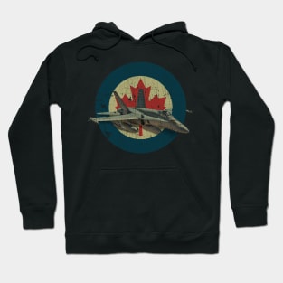 VINTAGE - Airforce Canada Rcaf Cf 18 Hoodie